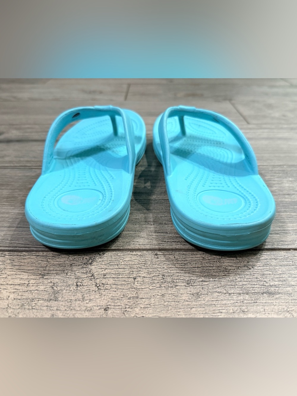Blue Light Weight Flip Flop Sandals - Picture 4 of 5